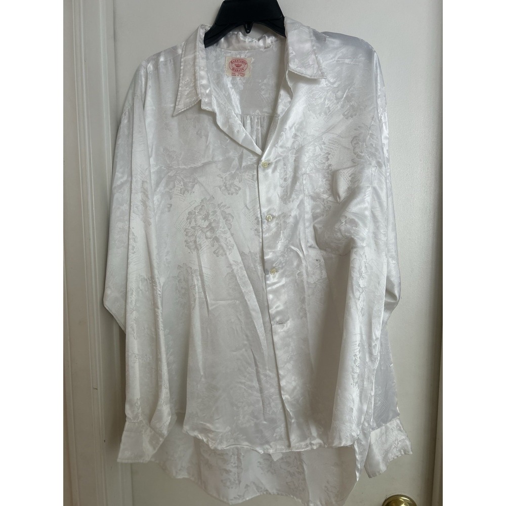 Kennington Makers 100% Cotton blouse Made In Italy Size L